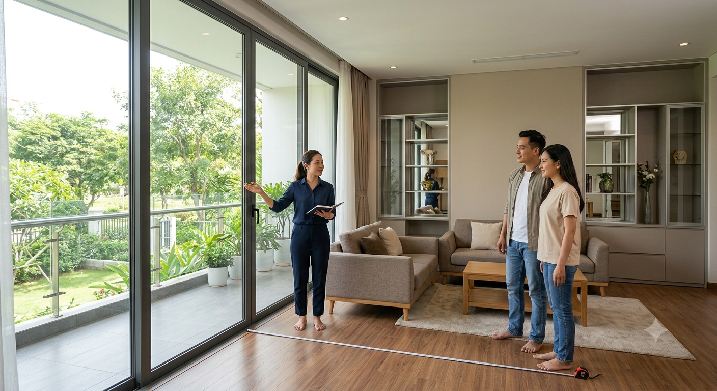 Tiêu chí lựa chọn cửa sổ theo diện tích phòng thực tế