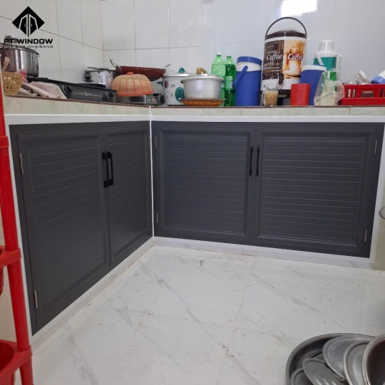 Tủ bếp nhôm gò công